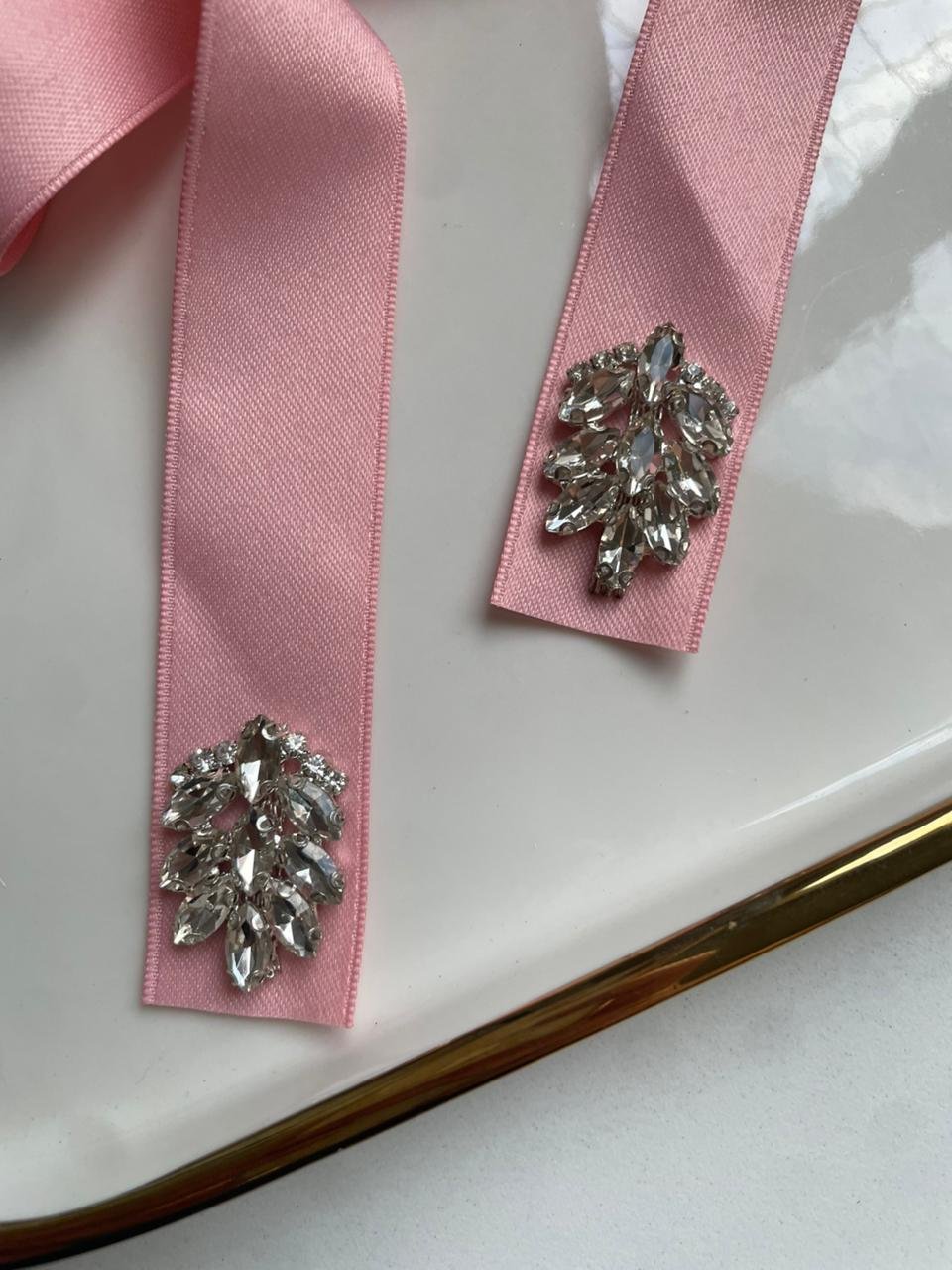 Laço personalizados zircônia rosa - Imagem 4