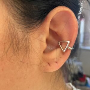 Piercing Fake Triangulo Ródio Branco